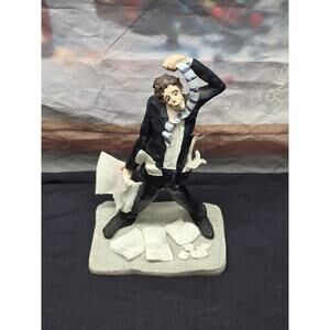 Bad Day Stock Broker Sculpture Vintage 1980s 1990s Wallstreet Decoration Office